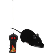 Remote Control Joke ToysPrank Fake Rat Realistic Plush Mouse Christmas Trick Spooky Toys for Cat Dog Kid