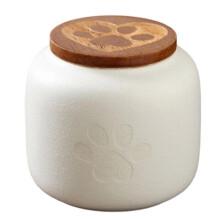 Funeral Cremation Urns for A Small of Pet Ashes and Memorial Ceramics Sealed Jar - Burial Urns At Home. Pet Memorial B