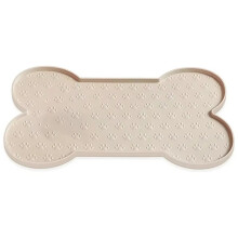 Dog Food Mat Anti-Slip Silicone Thicker Pet Placemat Waterproof Feeder Pad with Raised Puppy Feeding Mats