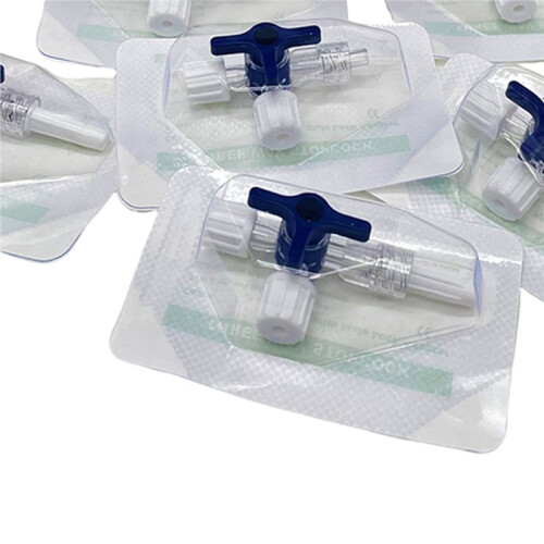 50PCS Pet Use Disposable Sterile Package Flexiable T-Connector Intraperitoneal Drainage Infusion 2