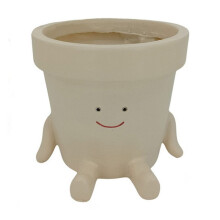 Smile Face Planter Pot Funny Plant Pot for Indoor Outdoor Plants Cute Planters Decorative Unique Face Flower Pot B
