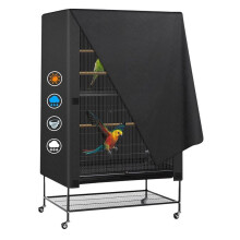 Bird Cage Cover - Bird Cage Covers for Night Heavy Duty & Waterproof, Fade-Resistant Pet Bird Cage Cover Accessory