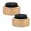 2 Pcs Lava Rock Essential Oil Diffuser Lava Stone Passive Diffuser for Sauna Decorating At Office, Bedroom, Bathroom 1