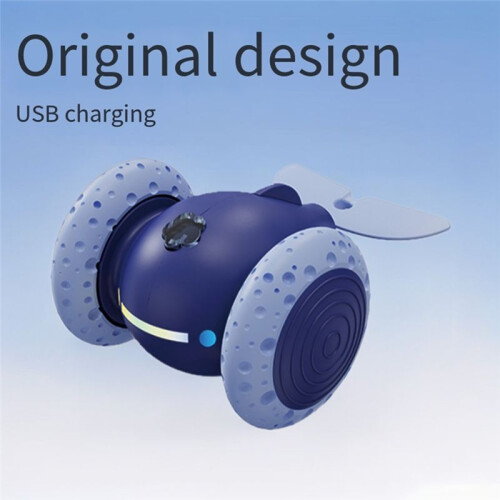 Rechargeable Cat Toys Automatic Obstacle Avoidance Interactive Toys for Cat Intelligent Design Cat Accessories 1