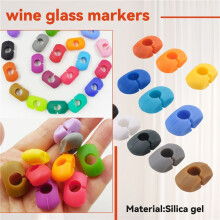 Wine Glass Tags,Wine Glass Drink Markers for Party Cocktail,Wine Glass Charms Markers-Wine Markers for Wine Glasses
