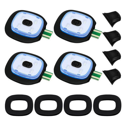 USB Rechargeable Light for LED Knit Beanie Hat, 16 Pieces, Strong Medium and Weak Light Mode LED Hat Light 1