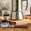 6X 58Mm Coffee Machine E61 No Base Filter Bracket Coffee Bottomless Handle Coffee Spoon Wooden Handle Accessories 3