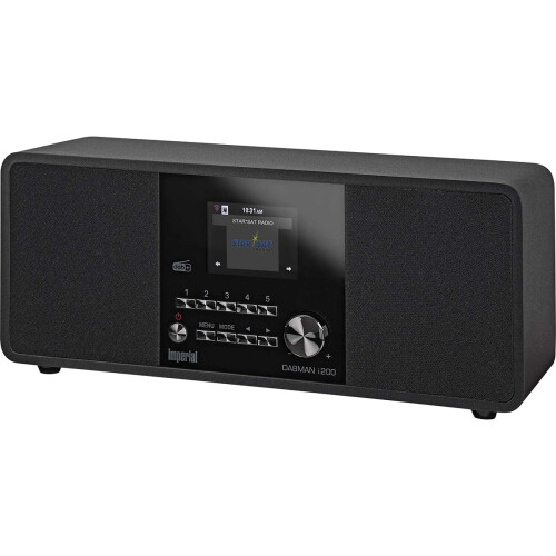 DABMAN i200 Monitoiminen stereoradio DAB+ / FM / Internet Musta 2