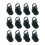 12pcs Cup Holder Anti-Overflow Laundry Detergent Cup Holder Folding Bracket Seamless Hook Black 1