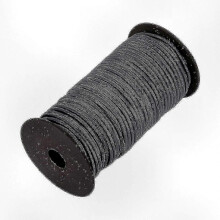 (3m, Dark Grey) 4mm Wide Elastic Band, Round Elastic Cord Suitable for Various Crafts and Sewing Projects