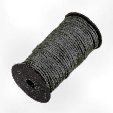 (100m, Olive Green) 4mm Wide Elastic Band, Round Elastic Cord Suitable for Various Crafts and Sewing Projects