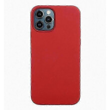 (Dark Cherry) Magsafe Compatible Leather Case for 13 Mini - Premium Quality Protector with Secure Fit and Stylish Design