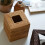(Rectangular)Rattan Tissue Box Cover Rectangular Wicker Tissue Box Holder Decorative Woven Facial Tissue Holder For Bedroom Bathroom 2