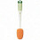 (Green White) Radish Bottle Brush with Handle for Cups 1