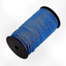 (5m, Blue) 4mm Wide Elastic Band, Round Elastic Cord Suitable for Various Crafts and Sewing Projects