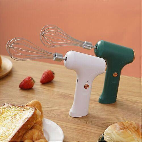 (green) Portable Electric Food Mixer Hand Blender Automatic Egg Beater Cake Baking Tool 1