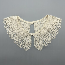 (Apricot Bead)Decorative Fashion Cotton Lace Neck Decor For Adults Doll Collars Seasonal Style