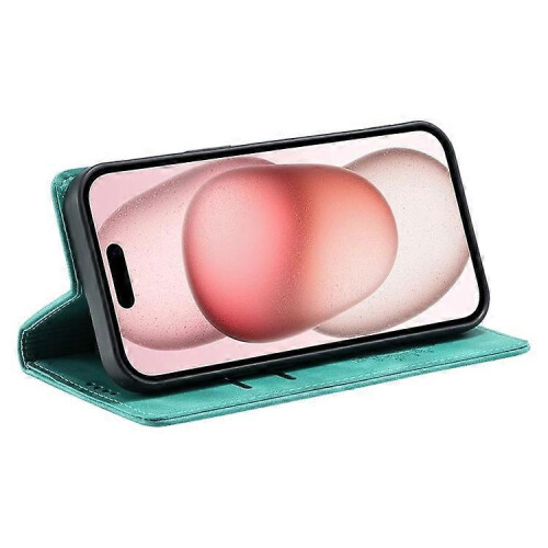 (LightGreen) Compatible For iPhone 14 Pro Max Case Magnetic Closure Leather Phone Cover 2