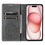 (Grey) Compatible For iPhone 14 Pro Max Case Magnetic Closure Leather Phone Cover 2