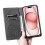 (Grey) Compatible For iPhone 14 Pro Max Case Magnetic Closure Leather Phone Cover 5