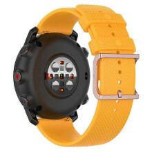 (Yellow) Compatible For Polar Grit X/Grit X ProVantage M/Vantage M2 22mm Dots Design Square Buckle Watch Strap Silicone Wrist Band Replacem