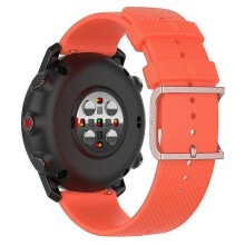 (Orange) Compatible For Polar Grit X/Grit X ProVantage M/Vantage M2 22mm Dots Design Square Buckle Watch Strap Silicone Wrist Band Replacem