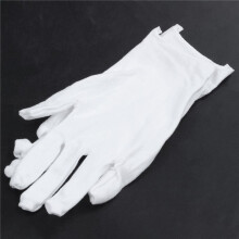 6X Witte Katoenen Handschoenen Antistatische Handschoenen Beschermende Handschoenen voor Huishoudelijk Personeel