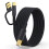 (Black) 3m USB / Type-C to Square USB Type-B 2 in 1 Printer Cable Braided Printing Connection Cord 1