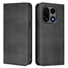 (Black) Compatible For OnePlus 15 5G Wallet Cases Retro Texture RFID Leather Phone Cover