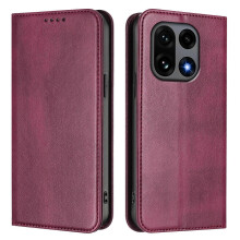 (WineRed) Compatible For OnePlus 15 5G Wallet Cases Retro Texture RFID Leather Phone Cover