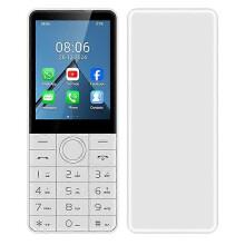 (White) DOOV R77 Keypad Mobile Phone 3GB + 32GB 2.8 Inch IPS Screen Android 13 Smartphone