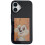 (Black) Compatible For iPhone 17 Smart E-Ink Phone Case 4 Color HD 4 inch Display NFC DIY Customized Screen 1