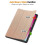 (PinkGold) Compatible For T-Mobile REVVL Tab 2 (2025) Case Anti-Drop Leather Stand Tablet Cover 4