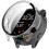 (Transparent) Compatible For Garmin Forerunner 970 Watch Case WANLONFENG PC Frame Cover with Tempered Glass Screen Protector 1