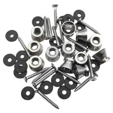 30Pièces Séries Boutons de Sangle Métallique Broches D'Extrémité avec Vis de Montage pour Guitare Acoustique électrique, Basse, Ukulélé