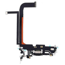 (Black) Compatible For iPhone 13 Pro Max 6.7 inch Dock Connector Charging Port Flex Cable Replacement (without Logo)