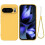 (Yellow) Compatible For Google Pixel 10 Pro XL Case Liquid Silicone Phone Back Cover with Hand Strap 1