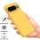 (Yellow) Compatible For Google Pixel 10 Pro XL Case Liquid Silicone Phone Back Cover with Hand Strap 2
