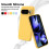 (Yellow) Compatible For Google Pixel 10 Pro XL Case Liquid Silicone Phone Back Cover with Hand Strap 3