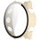 (White) Compatible For Garmin Forerunner 970 Watch Case WANLONFENG PC Frame Cover with Tempered Glass Screen Protector 5