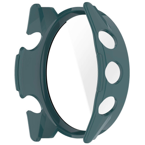 (Green) Compatible For Garmin Forerunner 970 Watch Case WANLONFENG PC Frame Cover with Tempered Glass Screen Protector 2