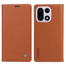 (Brown) Compatible For OnePlus 15 5G Phone Cases YIKATU Magnetic Closure PU Leather Mobile Cover