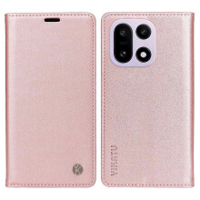 (PinkGold) Compatible For OnePlus 15 5G Phone Cases YIKATU Magnetic Closure PU Leather Mobile Cover