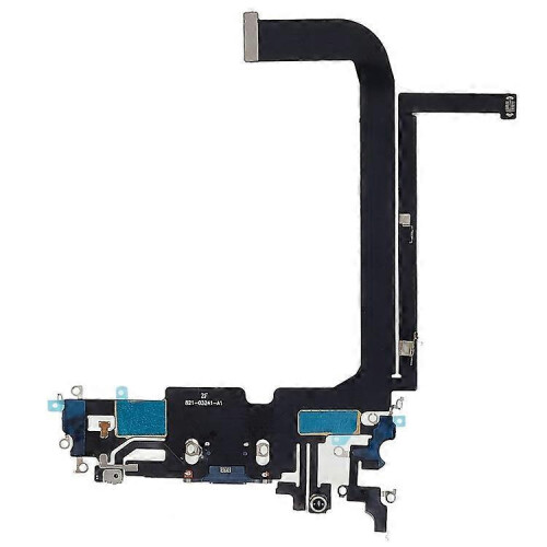 (Blue) Compatible For iPhone 13 Pro Max 6.7 inch Dock Connector Charging Port Flex Cable Replacement (without Logo) 1