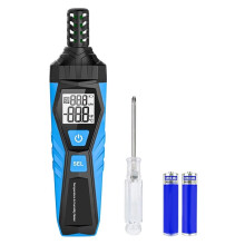 Temperature Humidity Meter Handheld Thermometer Hygrometer with Ambient,Dew Point,Wet Bulb,Wet Bulb Thermometer