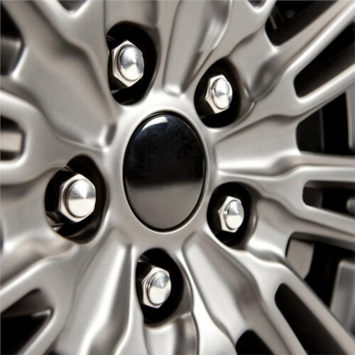 20 Peças de Porcas de Roda 1/2-20, 1.38 Polegadas de Altura, 3/4 Polegadas de Hexágono Fechado para Roda de Carro 2