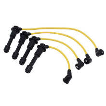 For MX5 Mk1 Mk2 1990-2005 Powerspark 8mm Double Silicone HT Leads Kit Wires DKB139 Yellow