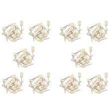 200Pc Fieltro de Lana Montada Mandril Pulido Pulido Muelas Bits Grinder Cabeza del Reloj de la Joyería Polaca Rotary Herramienta de Los Accesorios de