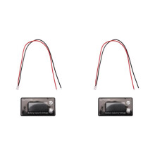 2X Battery Capacity Indicator 8V-100V Lead Acid Lithium LiFePO4 Car Motorcycle Voltmeter Voltage Gauge Color Screen