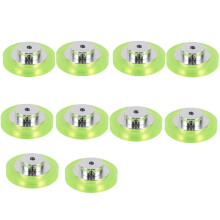 10pcs 200mm Aluminum Polyurethane Industrial Encoder Wheel Measuring Wheel for Measuring Rotary Encoder